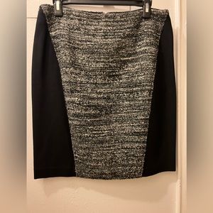 Skirt combo pattern black & grey